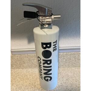 The Boring Company Fire Extinguisher Brand New! Never USED100% Authentic
